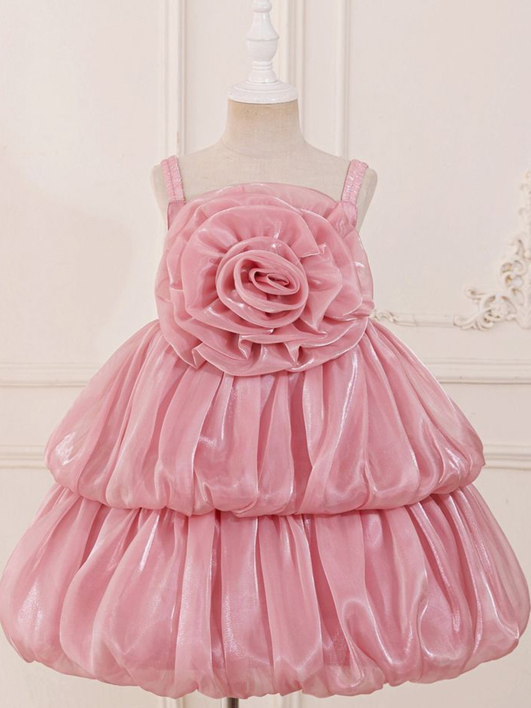 

LULU & SKY Fit & Flare Dress, Pink