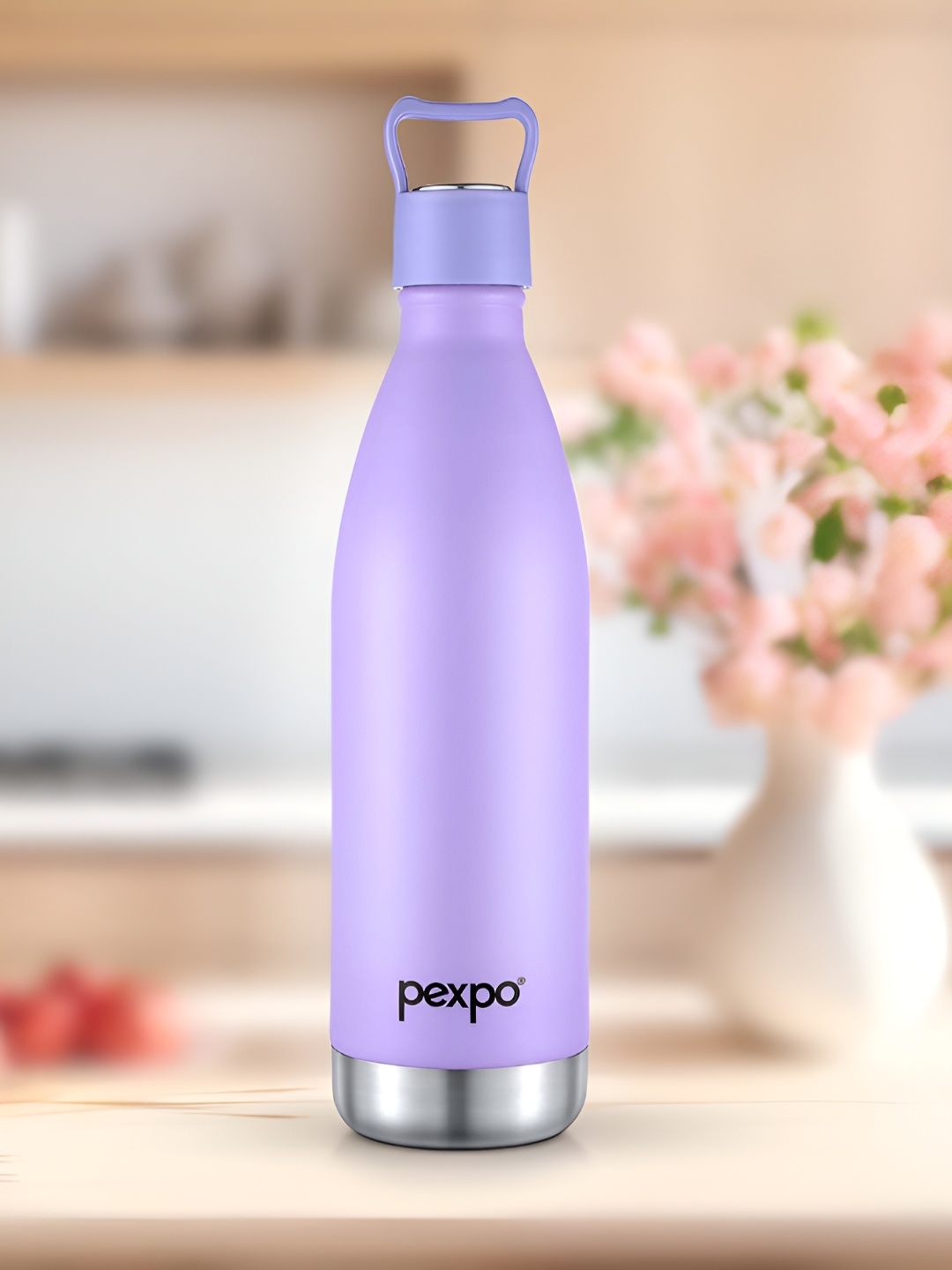 

Erica Double wall Thermosteel Hot & Cold orchid Purple Insulated Bottle-750ml