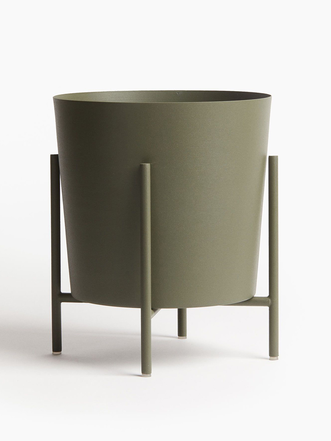 

H&M Green Large Plant Pot On A Stand