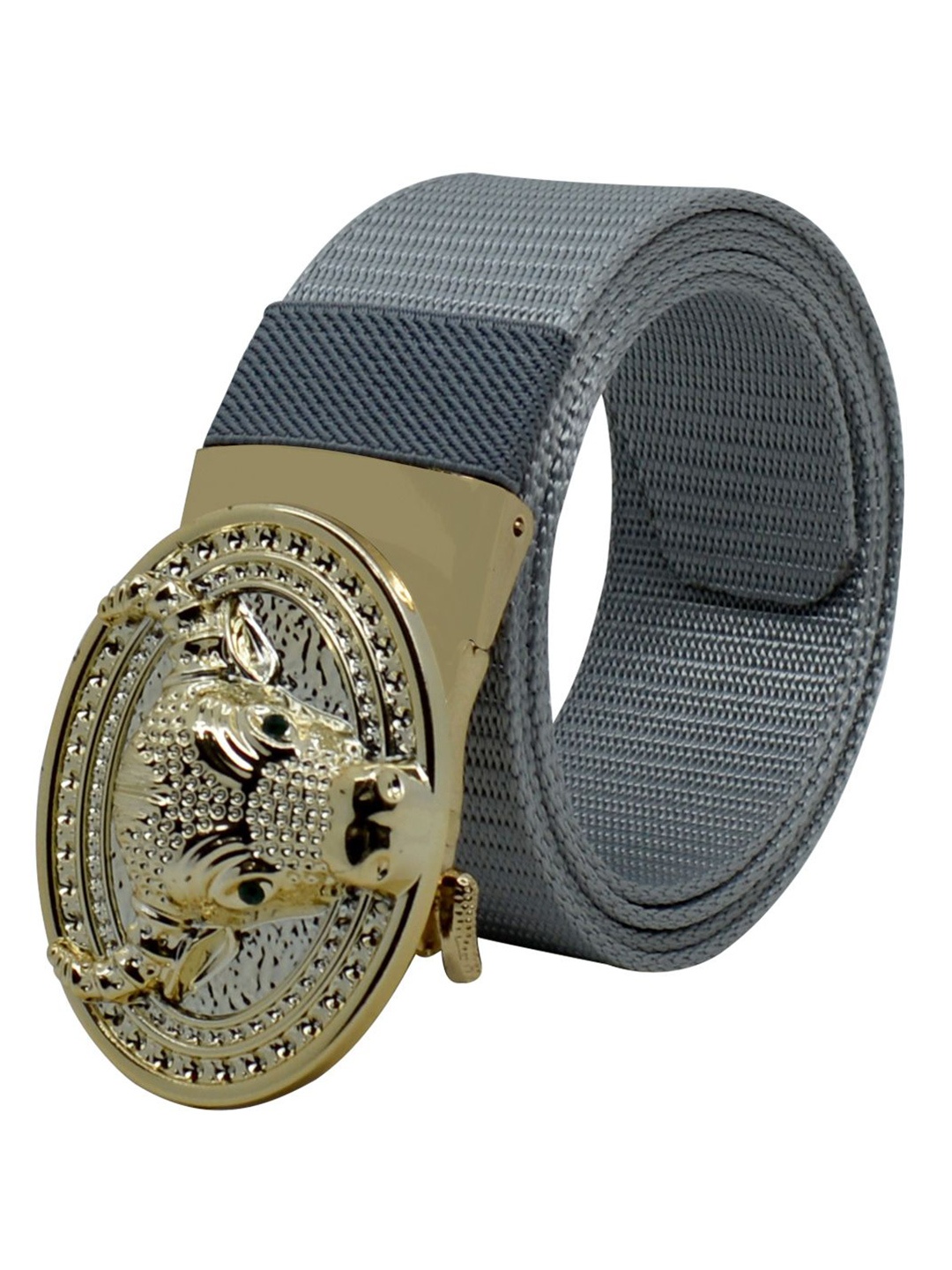 

Metronaut Men Woven Design Belt, Grey