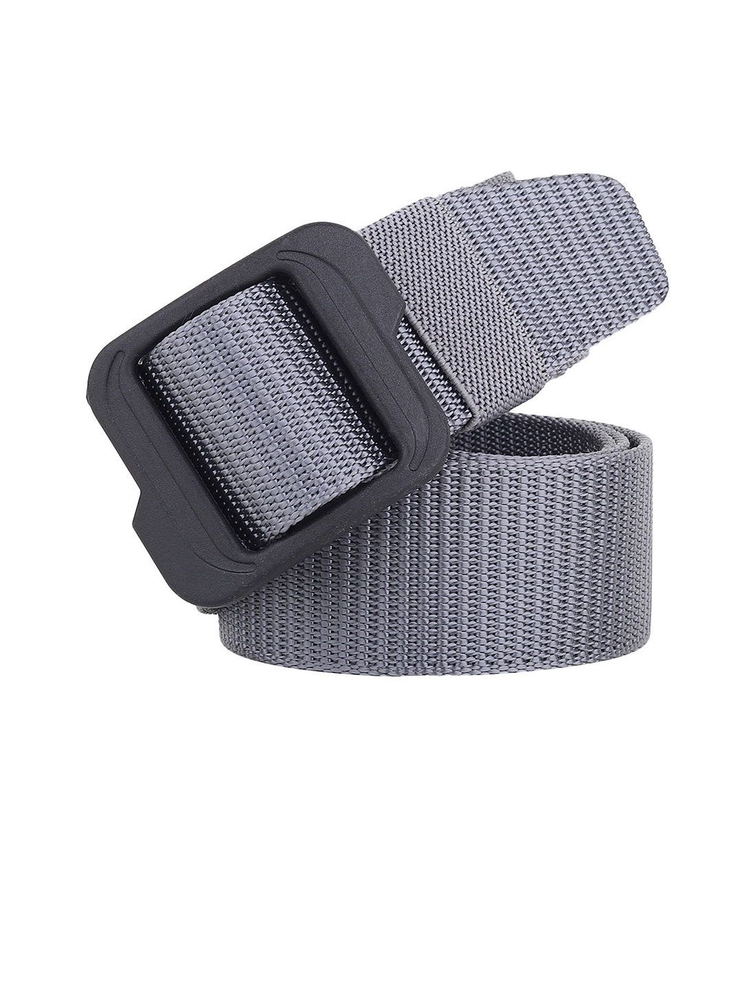 

Metronaut Men Textured Slim Belt, Grey