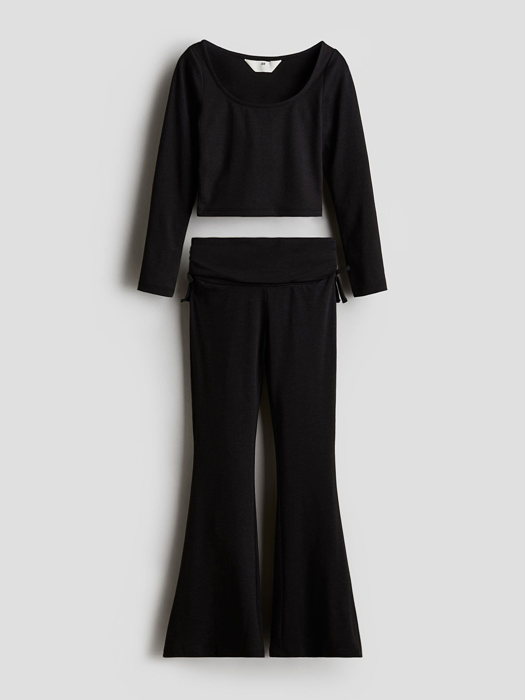 

H&M 2-Piece Jersey Set, Black