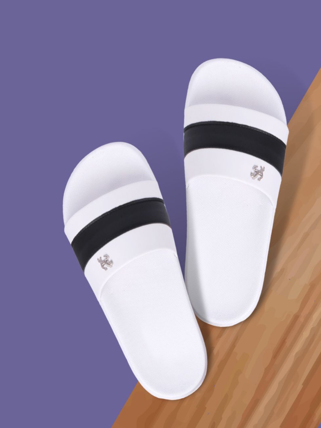 

PERY PAO Men Sliders, White