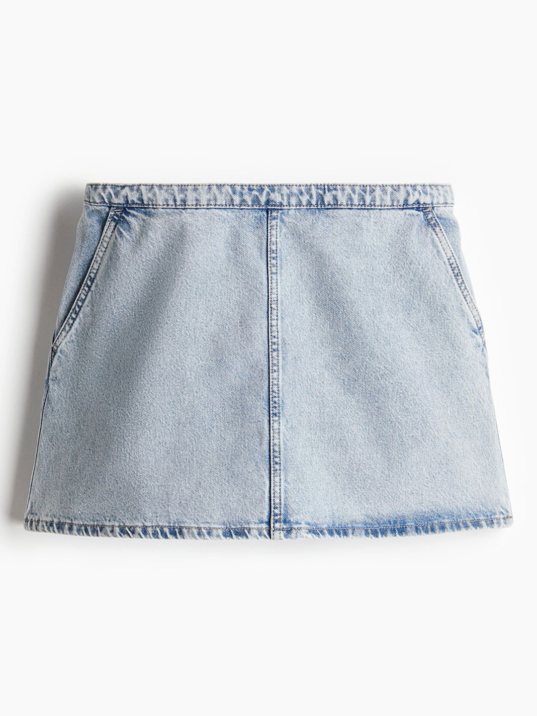 

H&M A-line Mini Skirt, Blue