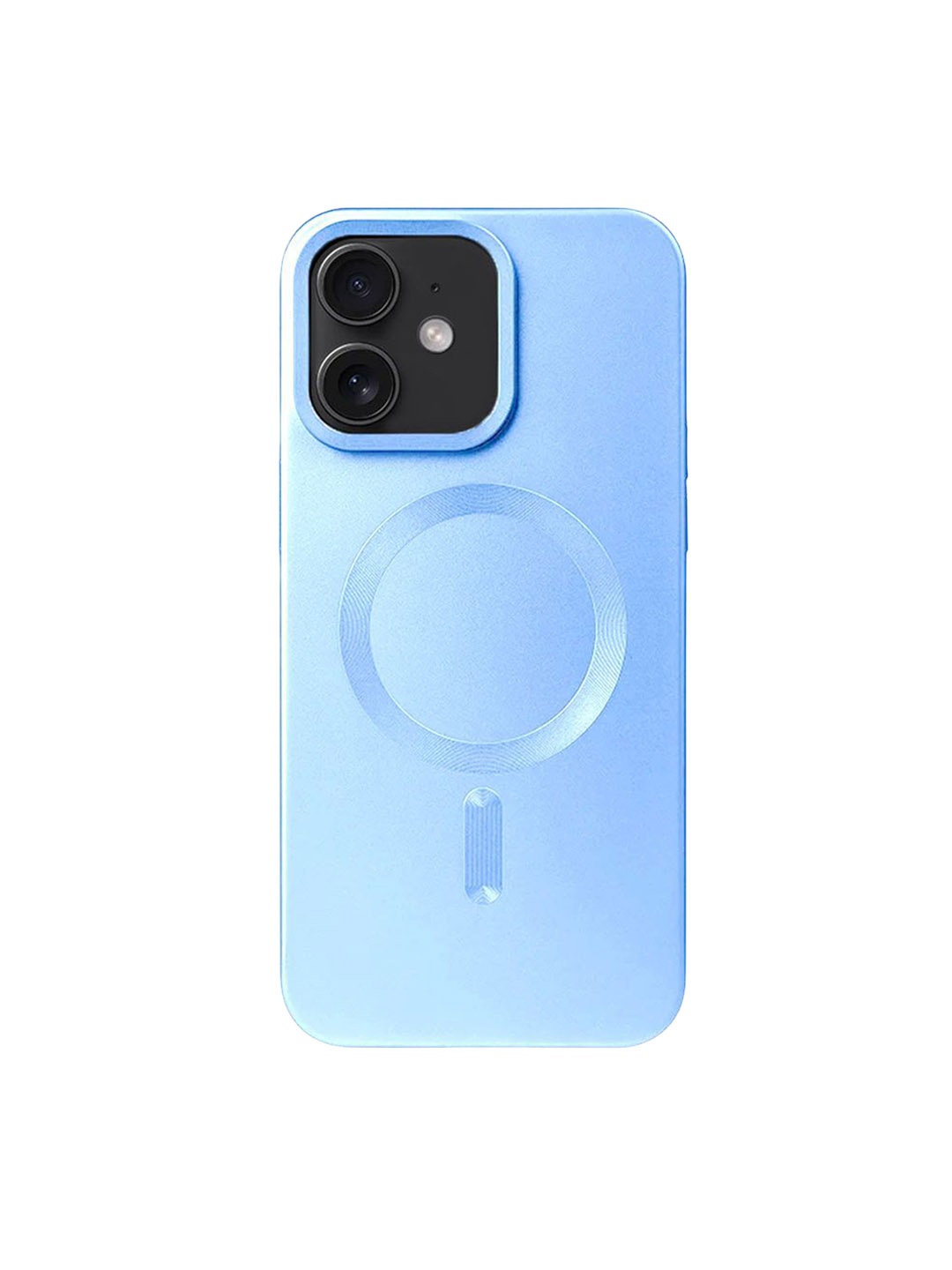 

Luxury Kase LK101 Matte CD Print Magnetic Wireless Charging Mag-Safe iPhone 11 Back Case, Blue