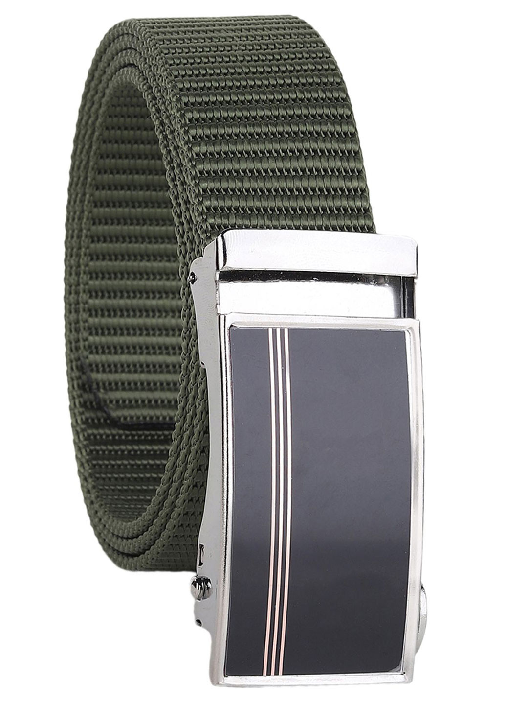

Metronaut Men Textured Belt, Green