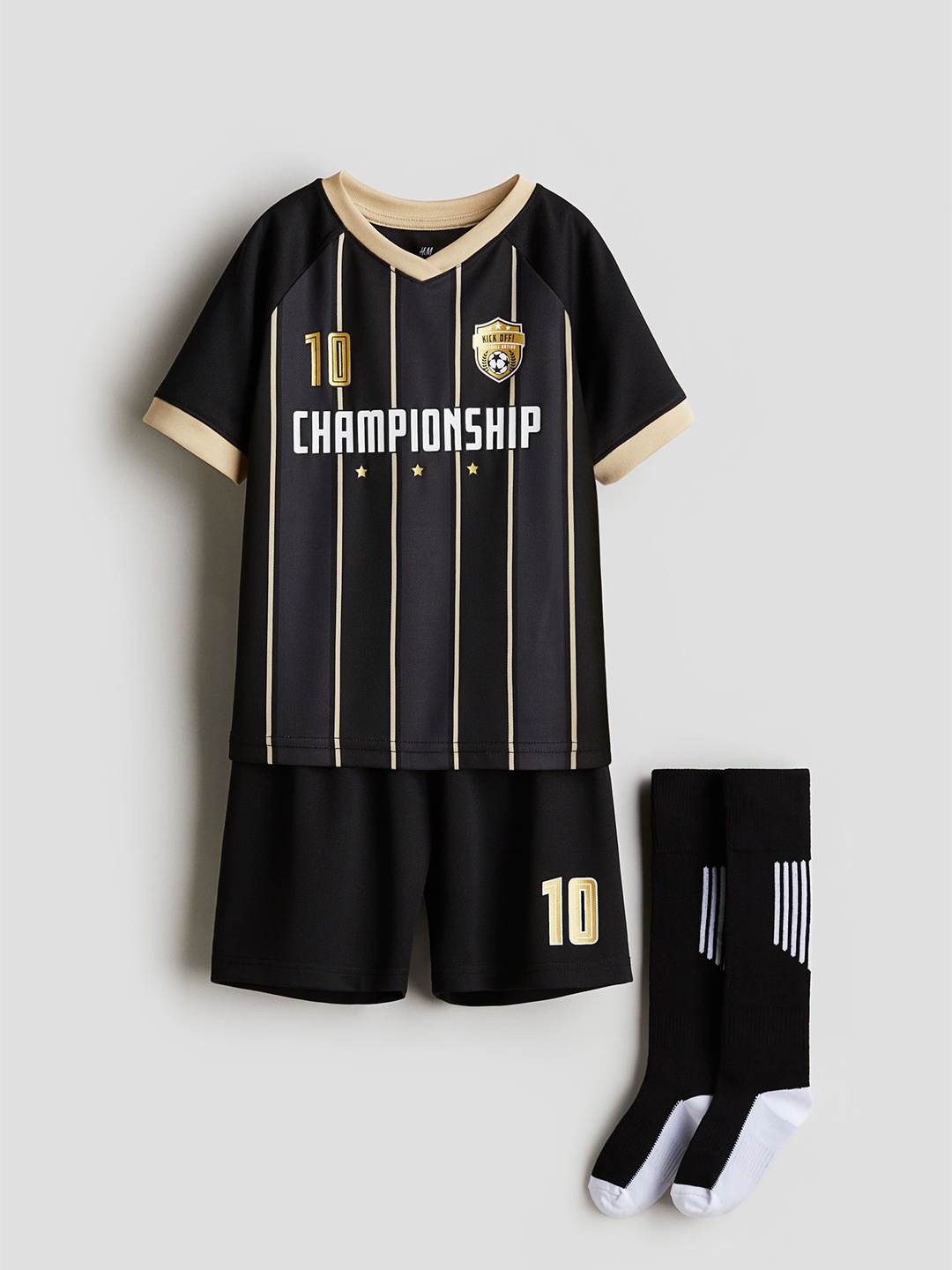 

H&M 3-Piece Football Set, Black