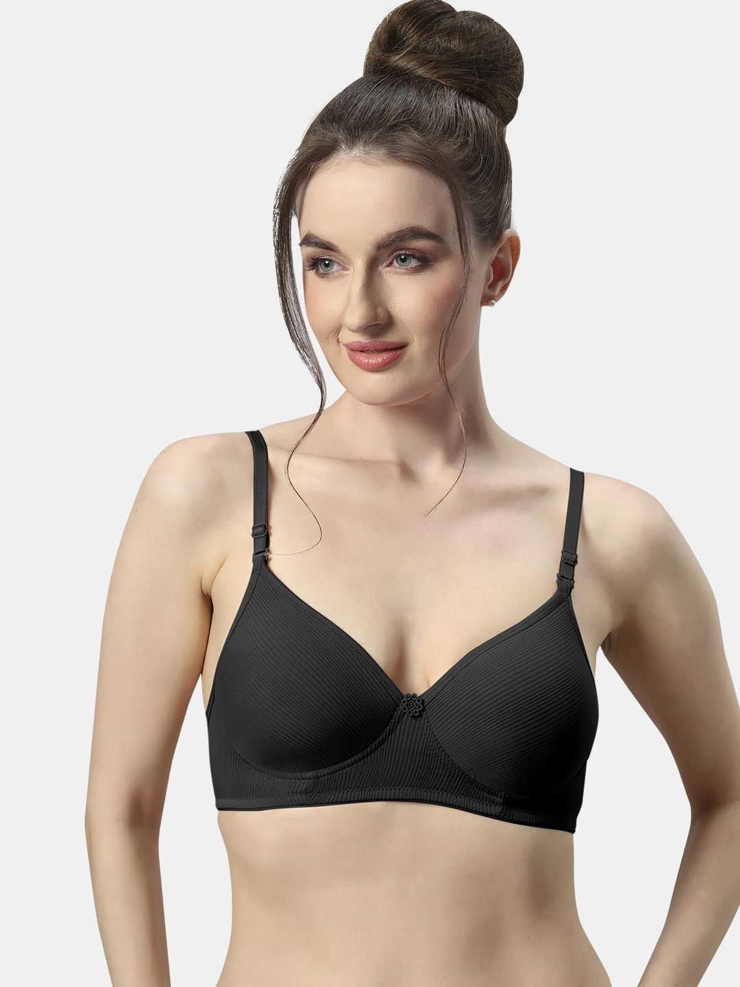 

Sonari Full Coverage Lightly Padded Bra, Black