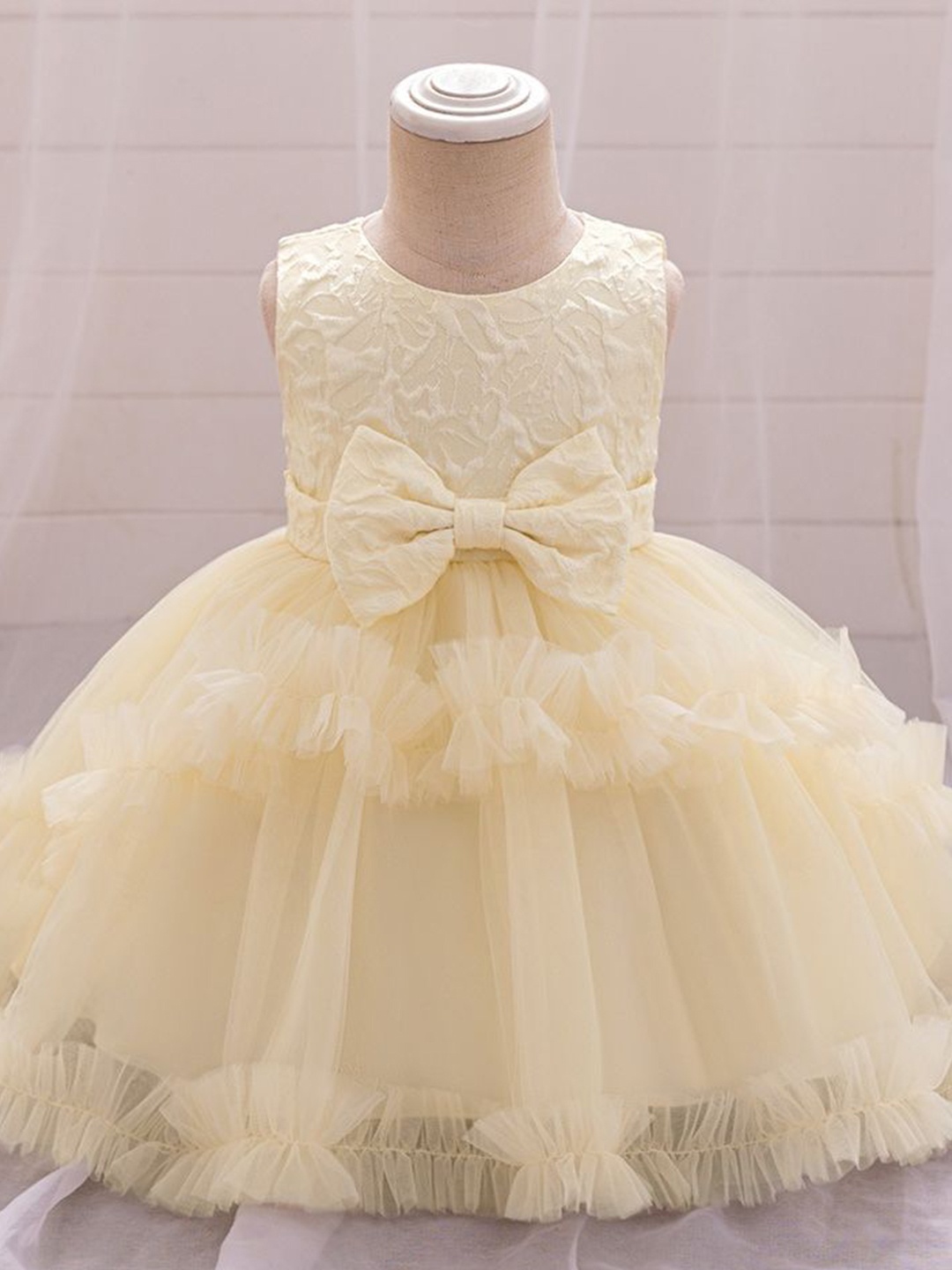 

LULU & SKY Fit & Flare Dress, Yellow