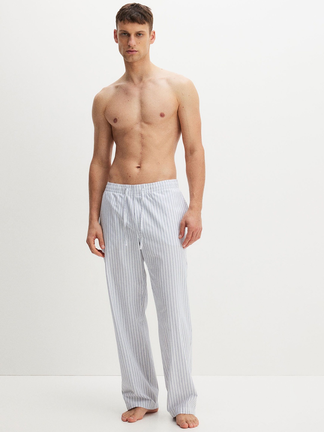

H&M Relaxed Fit Lounge Pants, White
