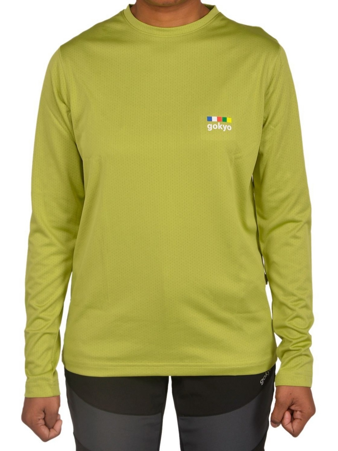 

GOKYO Women Solid Round Neck T-shirt, Olive