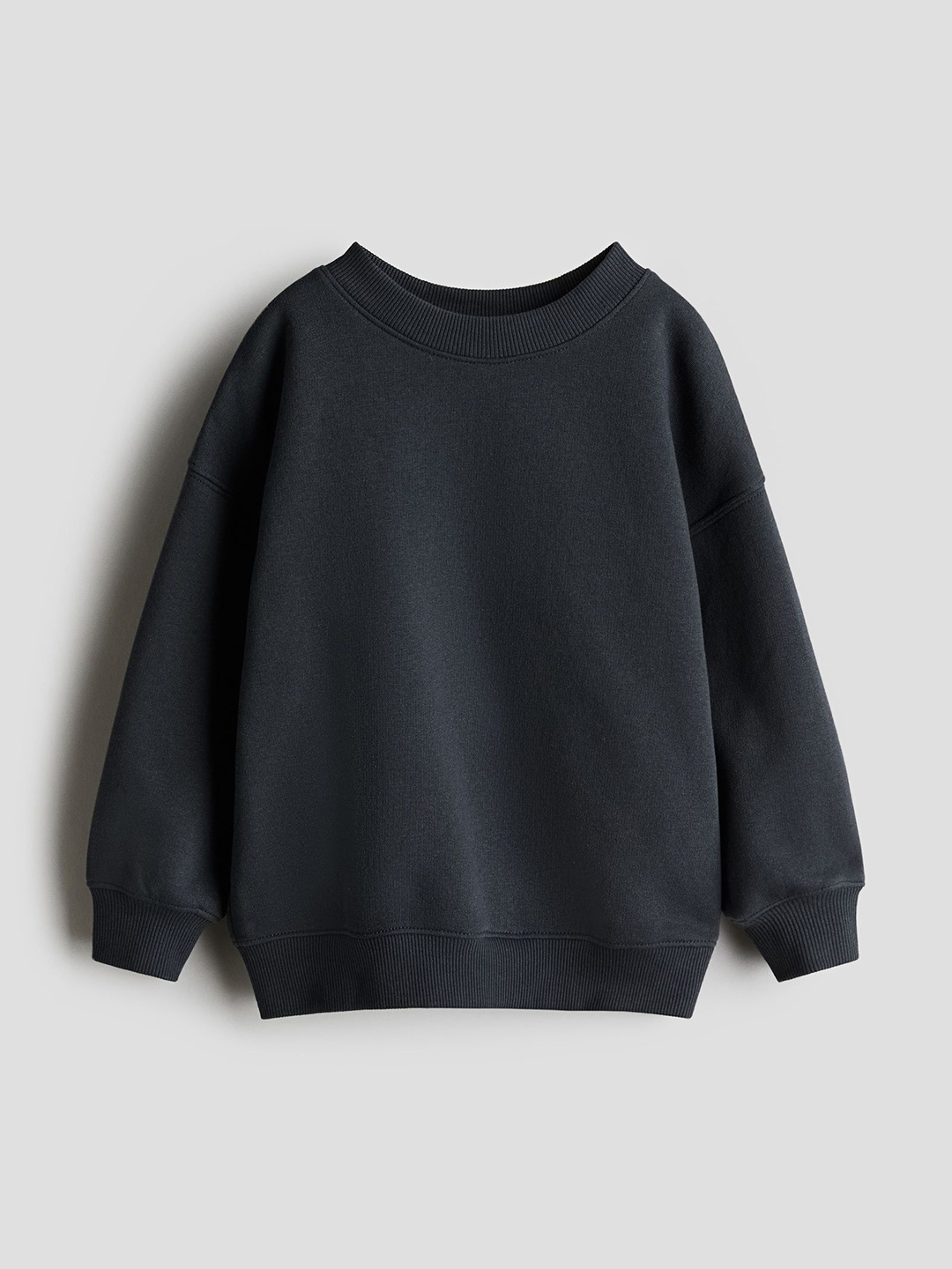 

H&M Boys Oversized Crew-Neck Sweatshirt, Grey