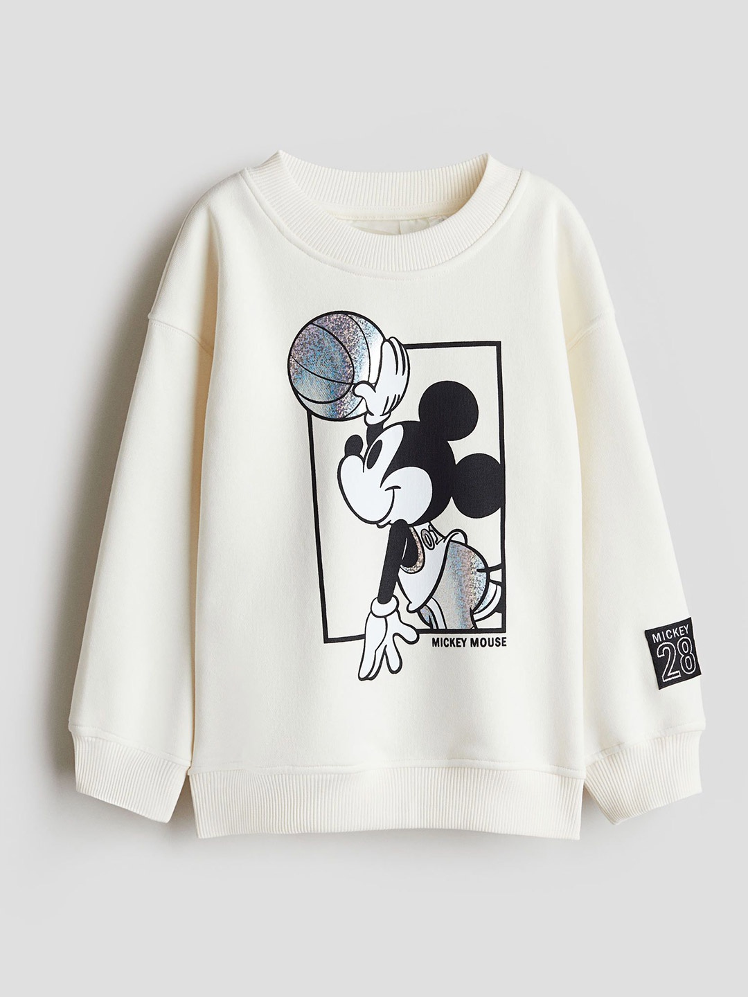 

H&M Boys Motif-Detail Sweatshirt, White