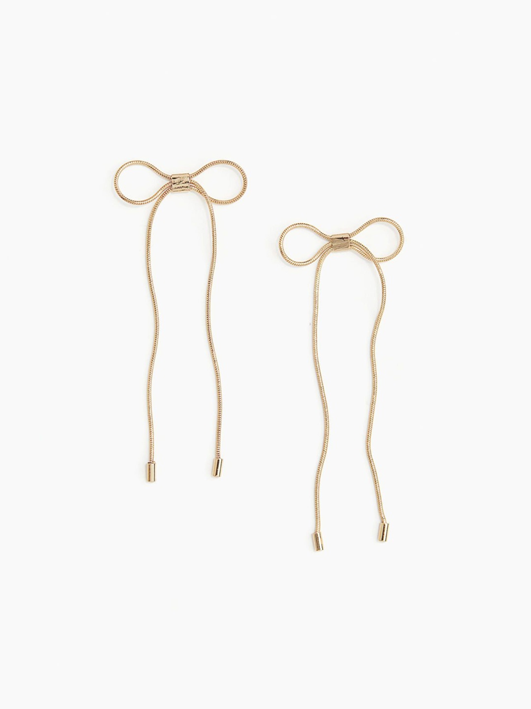 

H&M Bow-Shaped Earrings, Gold