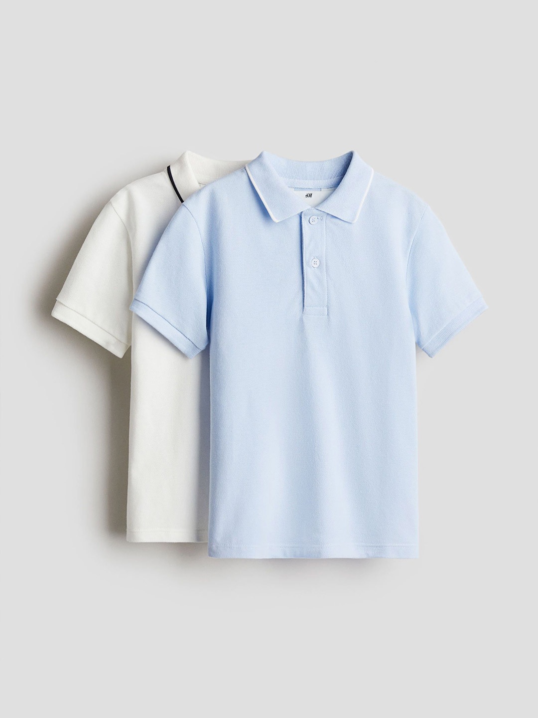 

H&M 2-Pack Polo Shirts, White