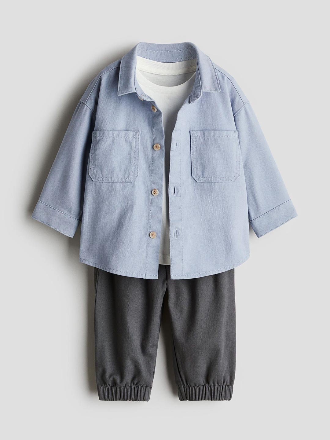 

H&M 3-Piece Cotton Set, Blue