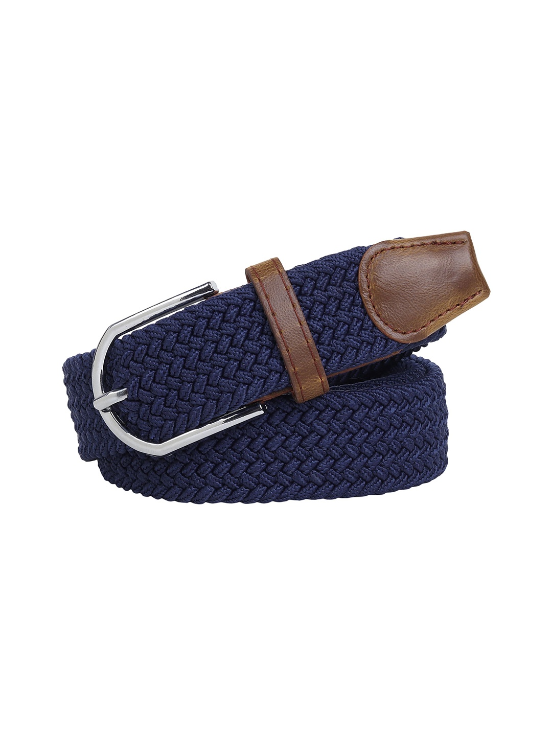 

Metronaut Men Textured Belt, Blue