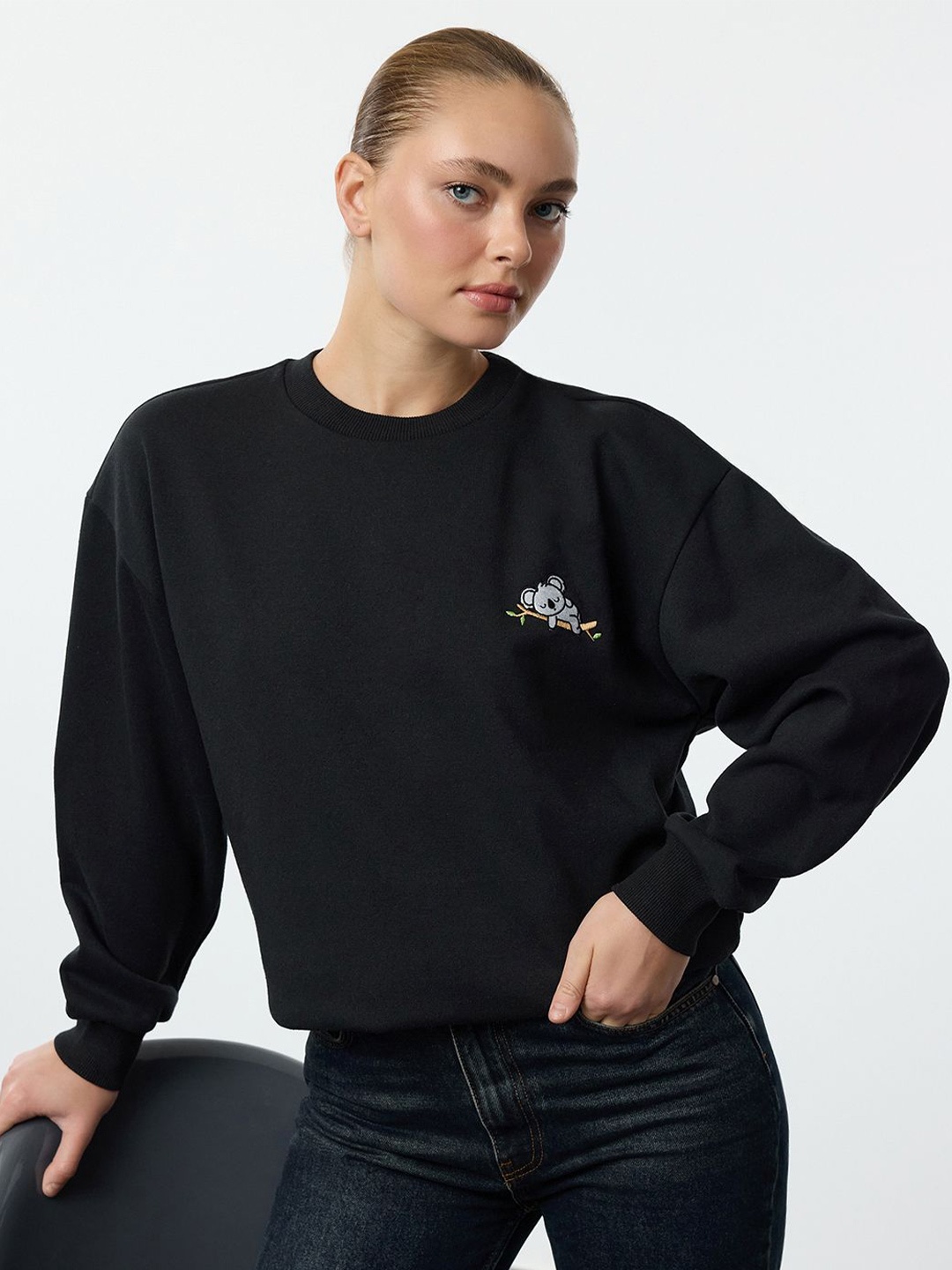 

Trendyol Women Pullover Sweatshirt, Na