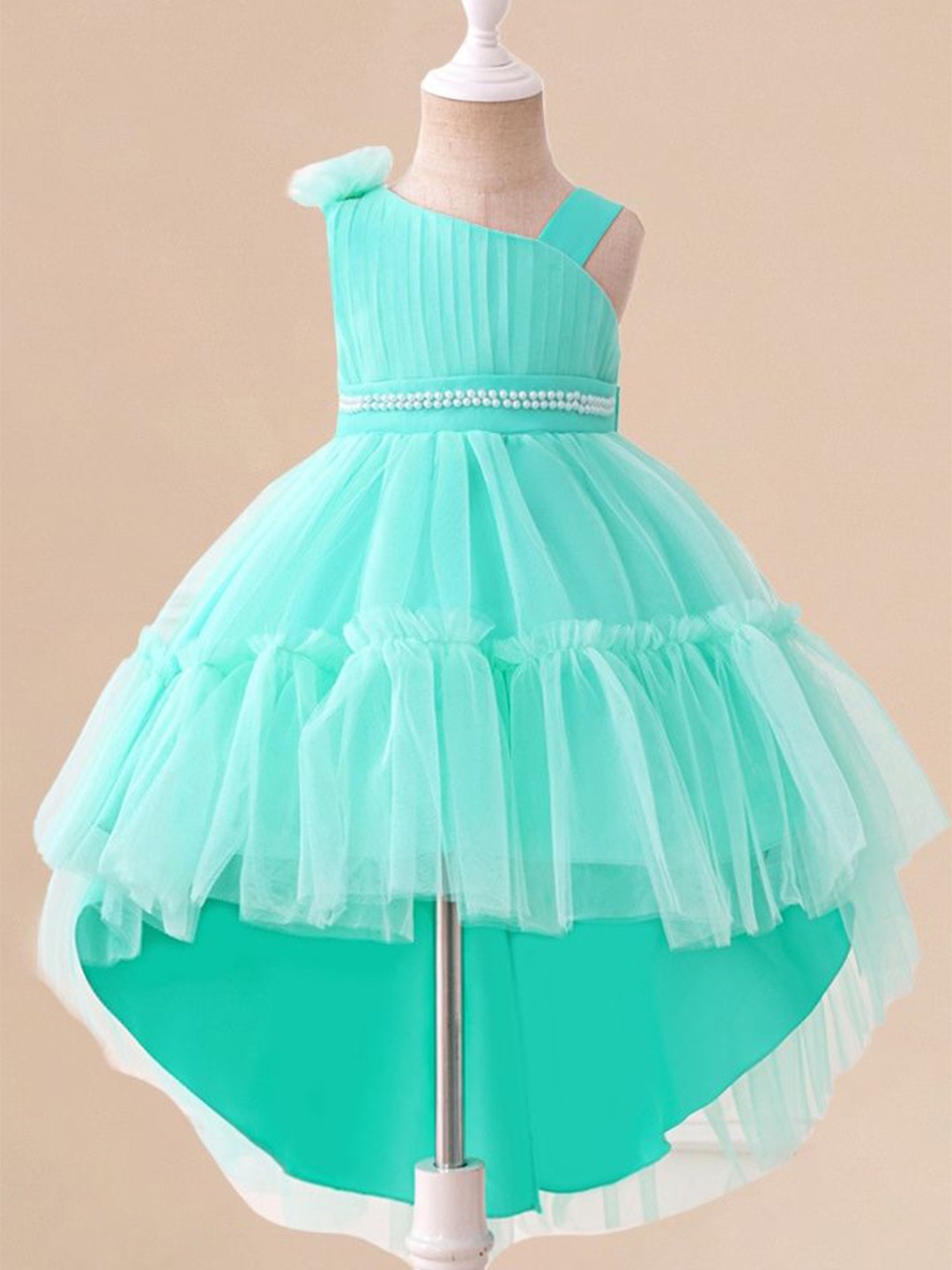 

LULU & SKY Girls Embellished Fit & Flare Dress, Green