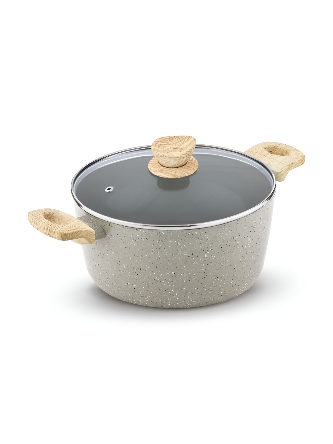 

BERGNER White 2025 Aluminium 1 Pieces Smooth Surface Cook and Serve Casserole