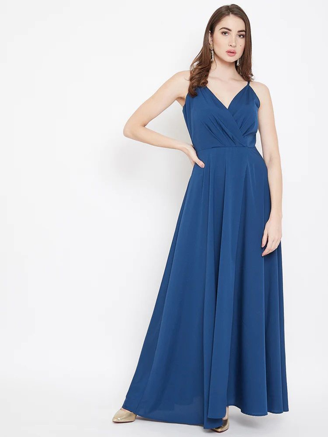 

KALINI Fit & Flare Maxi Dress, Blue