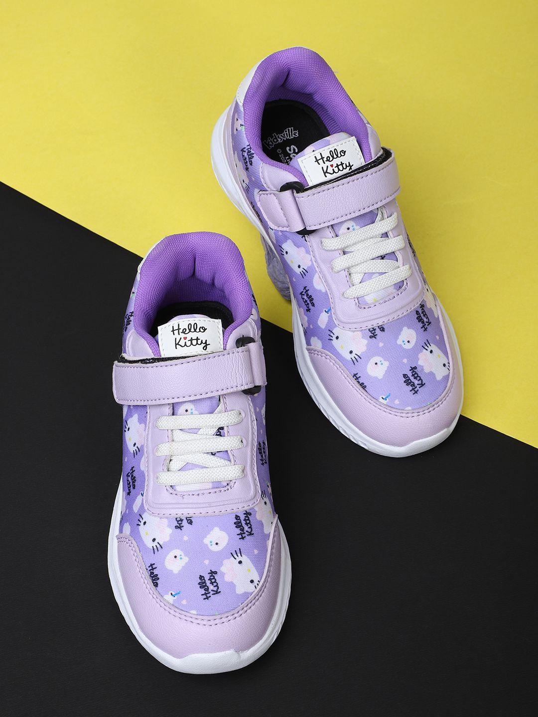 

Kids Ville Girls Hello Kitty Printed Casual Shoes, Purple