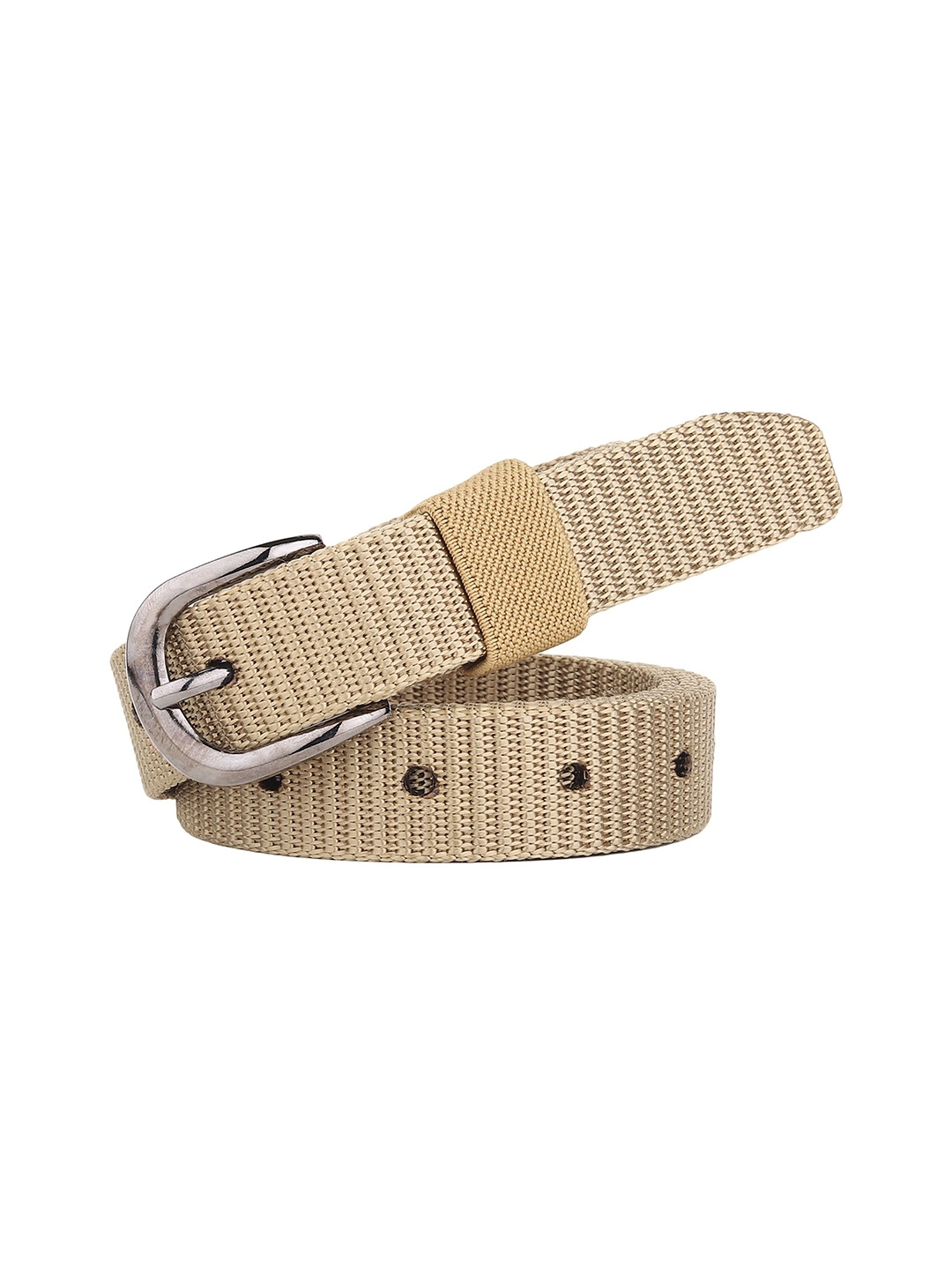 

Metronaut Men Textured Belt, Cream