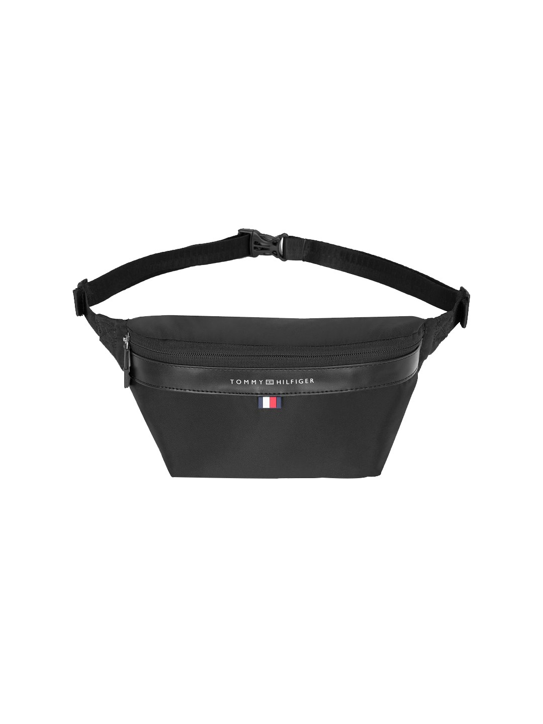

Tommy Hilfiger Unisex Cross Body Travel Waist Bag, Black