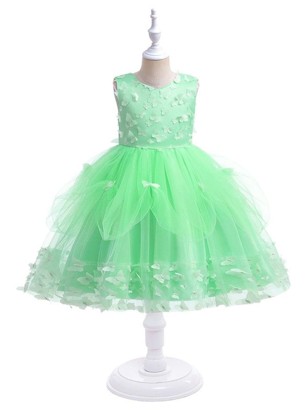 

LULU & SKY Fit & Flare Dress, Green