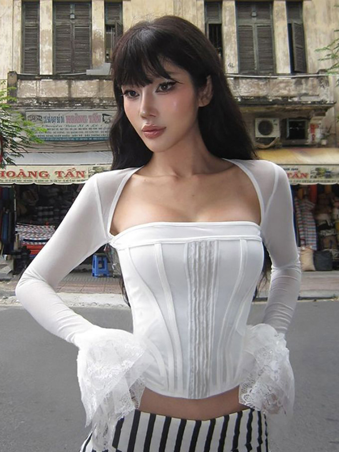 

StyleCast x Revolte Top, White