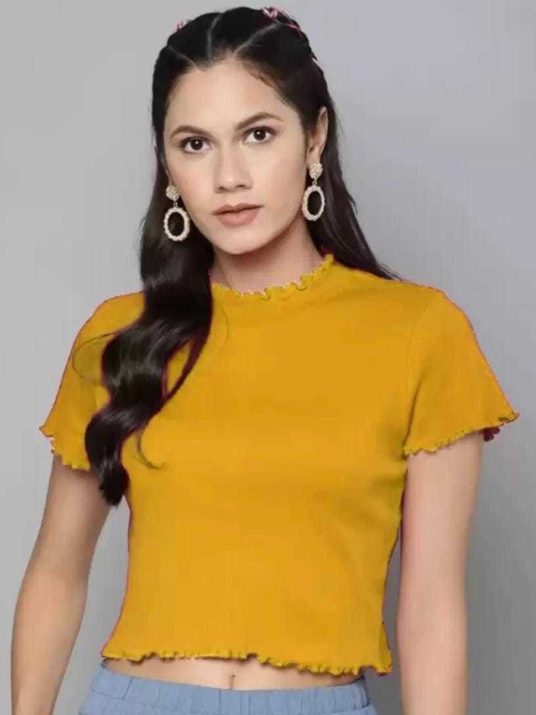 

Purser Cotton Top, Yellow