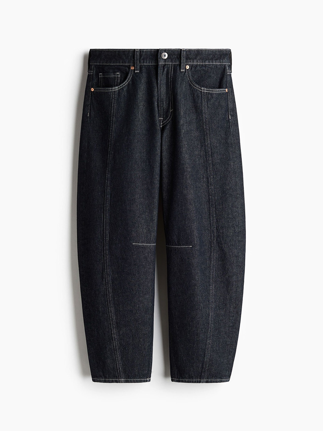 

H&M Super Barrel Regular Jeans, Blue