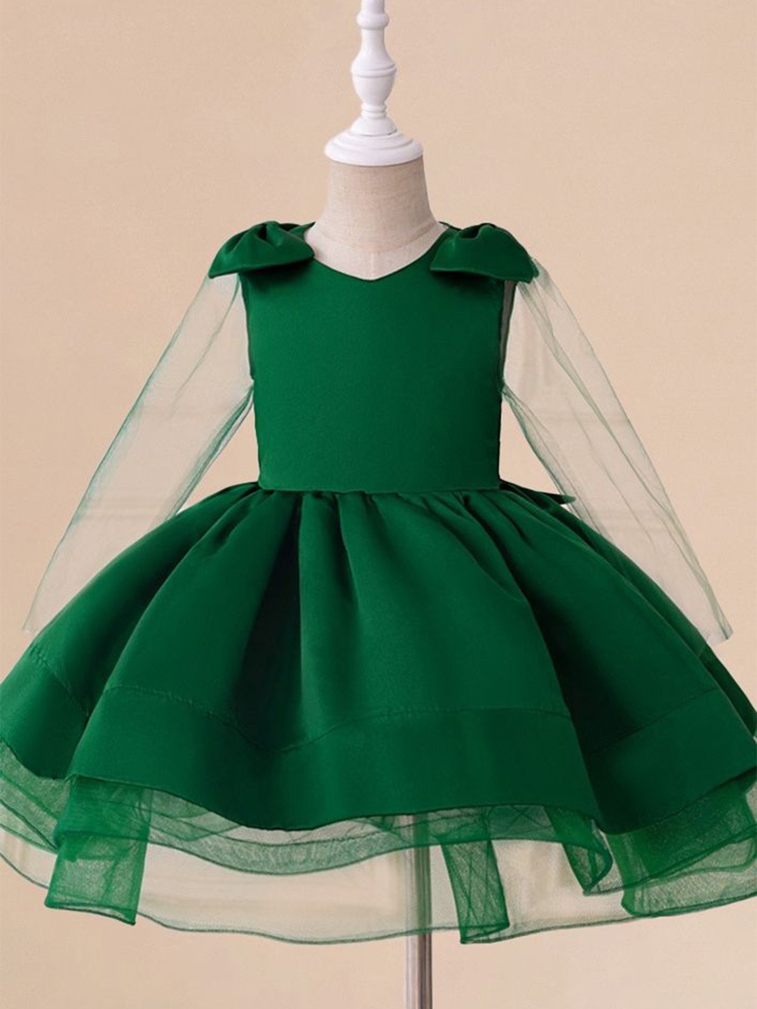 

LULU & SKY Girls Fit & Flare Dress, Green