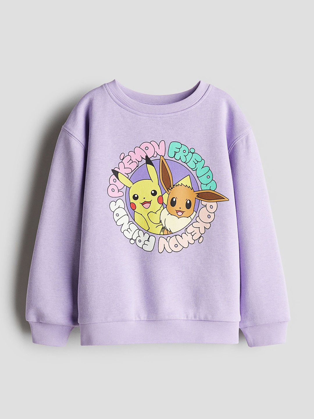 

H&M Girls Printed Sweatshirt, Purple