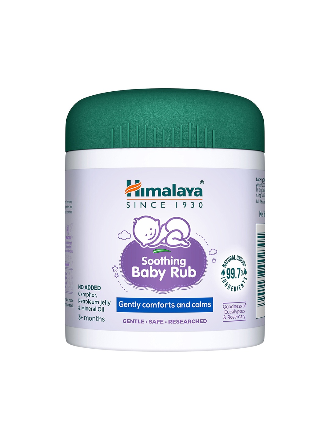 

Himalaya Soothing Baby Rub with Eucalyptus Oil - 50ml, White