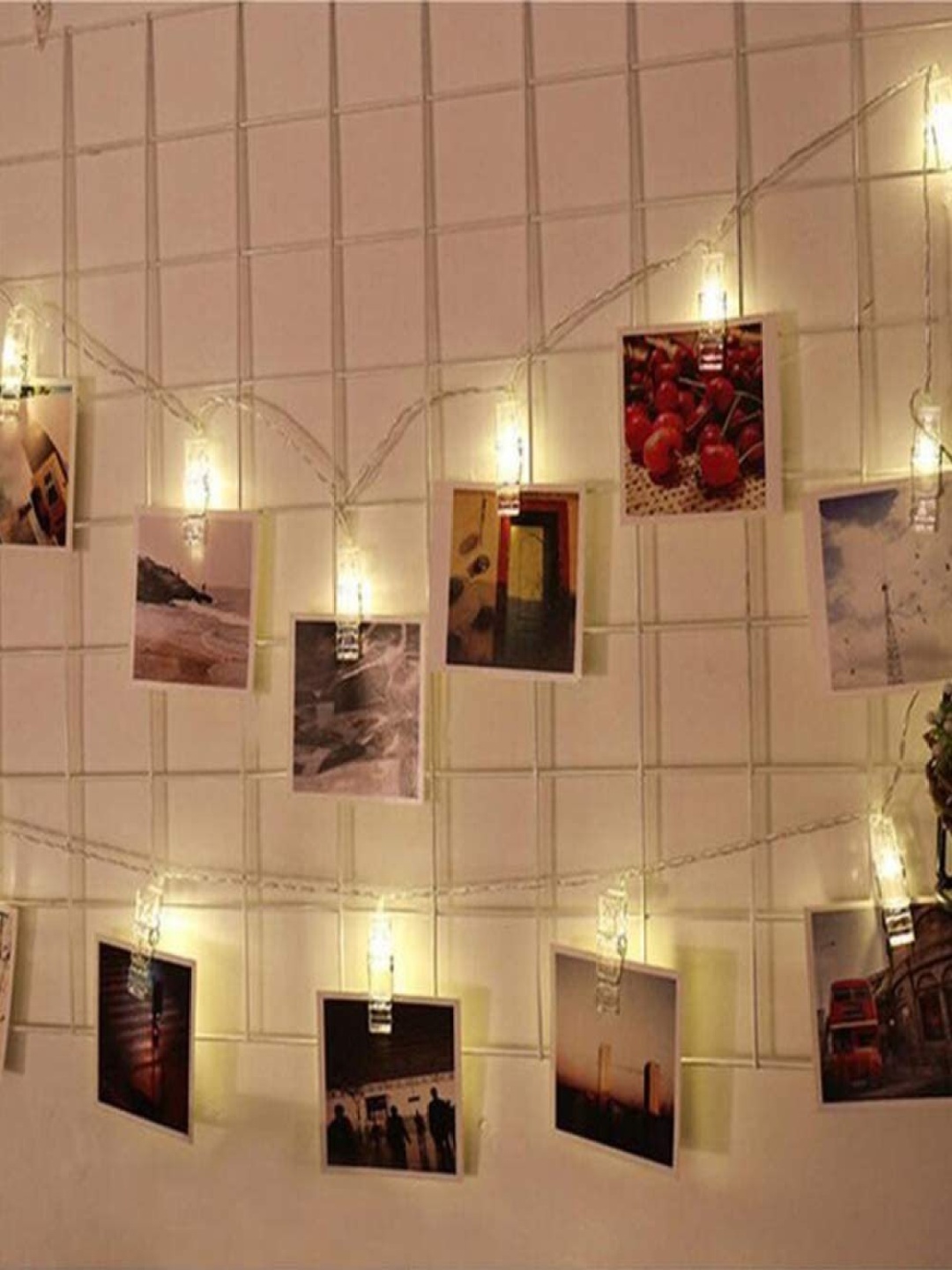 

SPARK WORLD Transparent Photo Clip String Lights