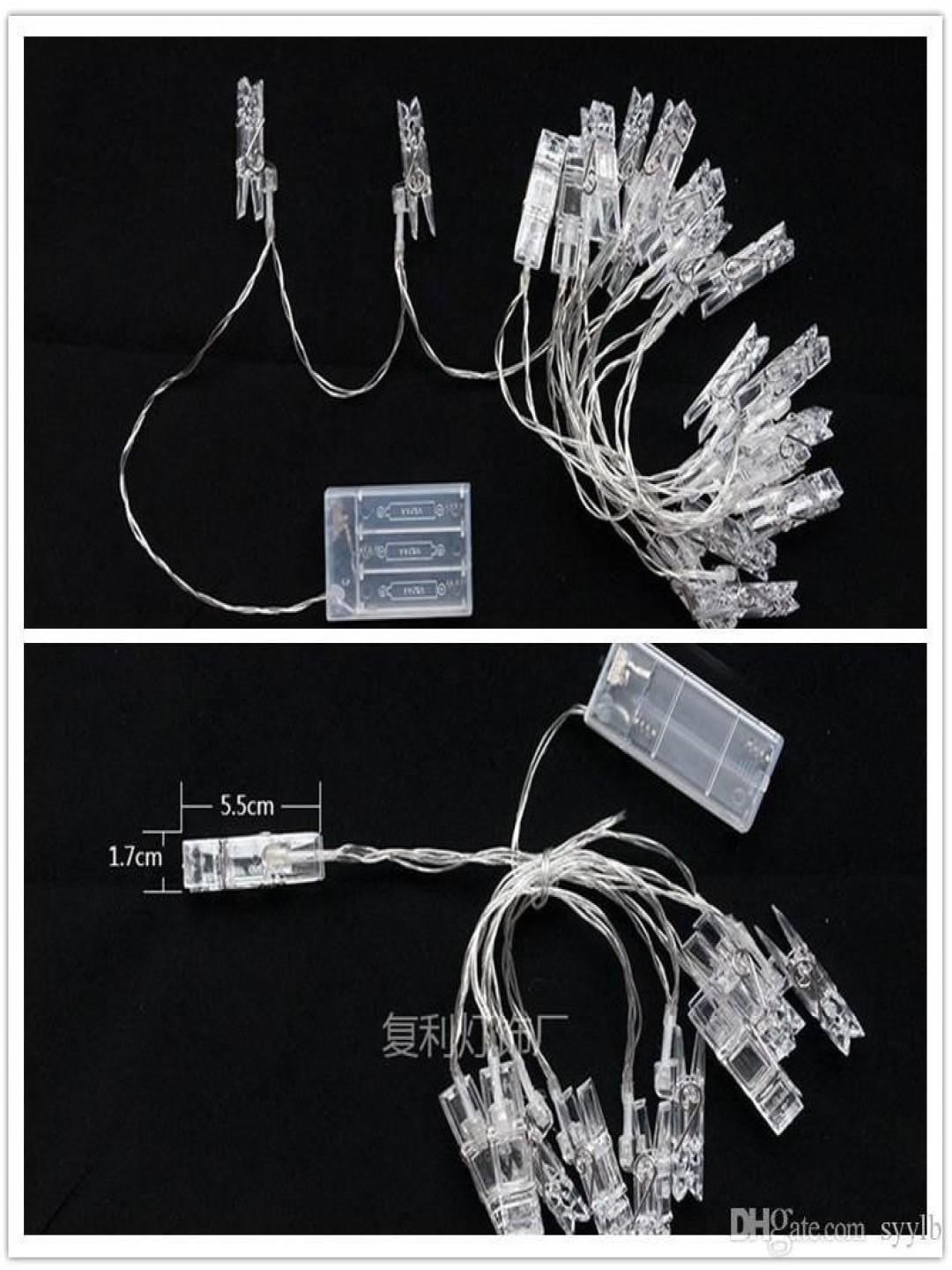 

SPARK WORLD Yellow Photo-Clip String Lights