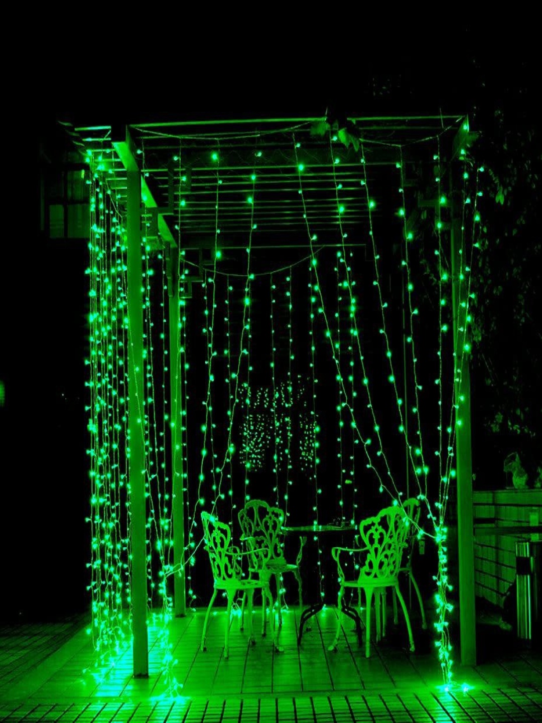 

SPARK WORLD Green Rice Shaped Bulb String Lights