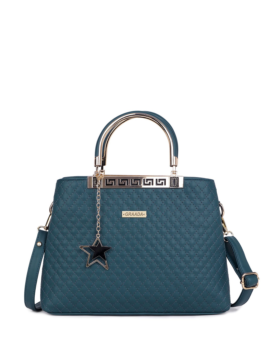 

GRAADA Structured Satchel, Blue
