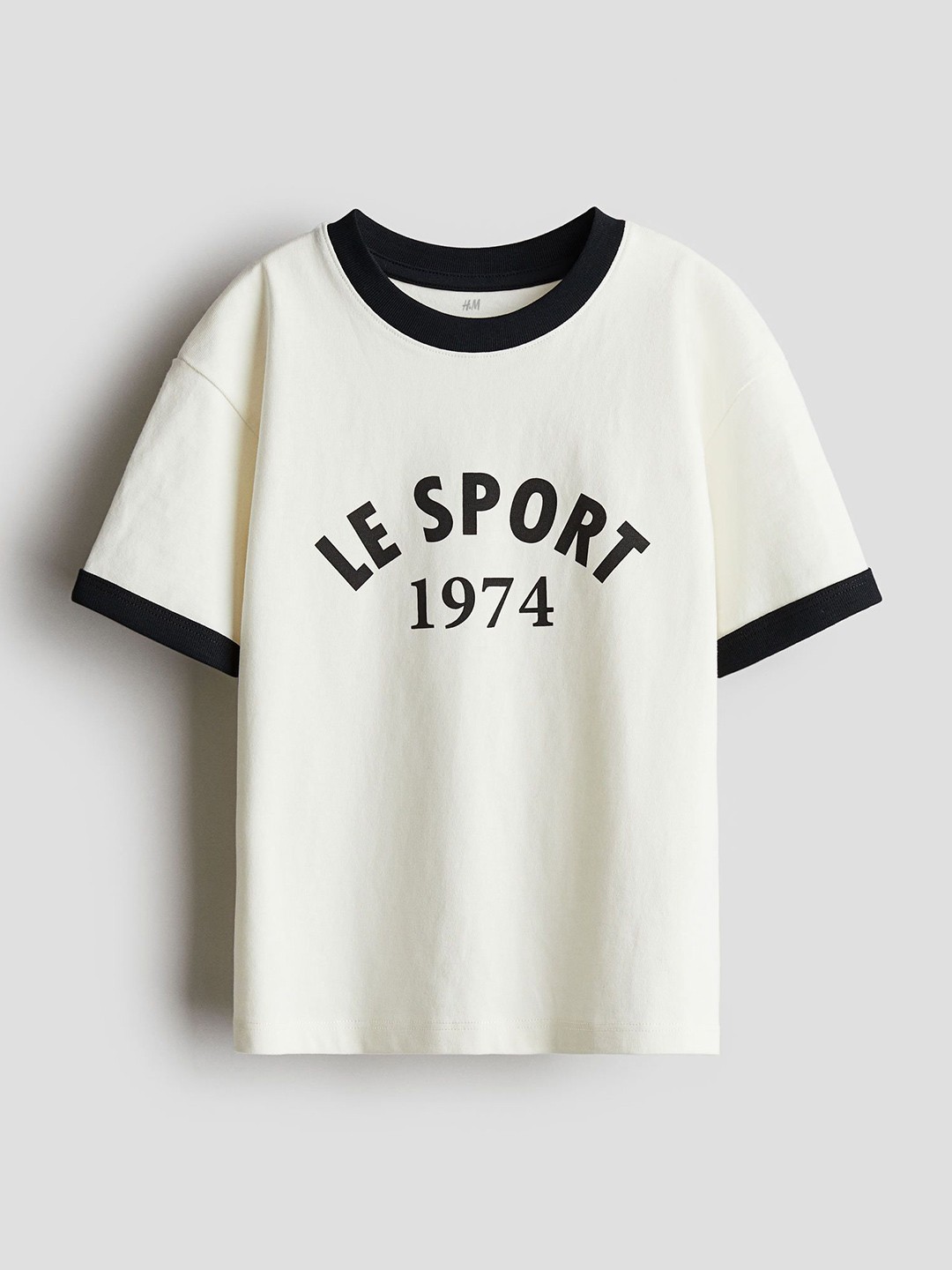 

H&M Cotton Jersey T-shirt, White