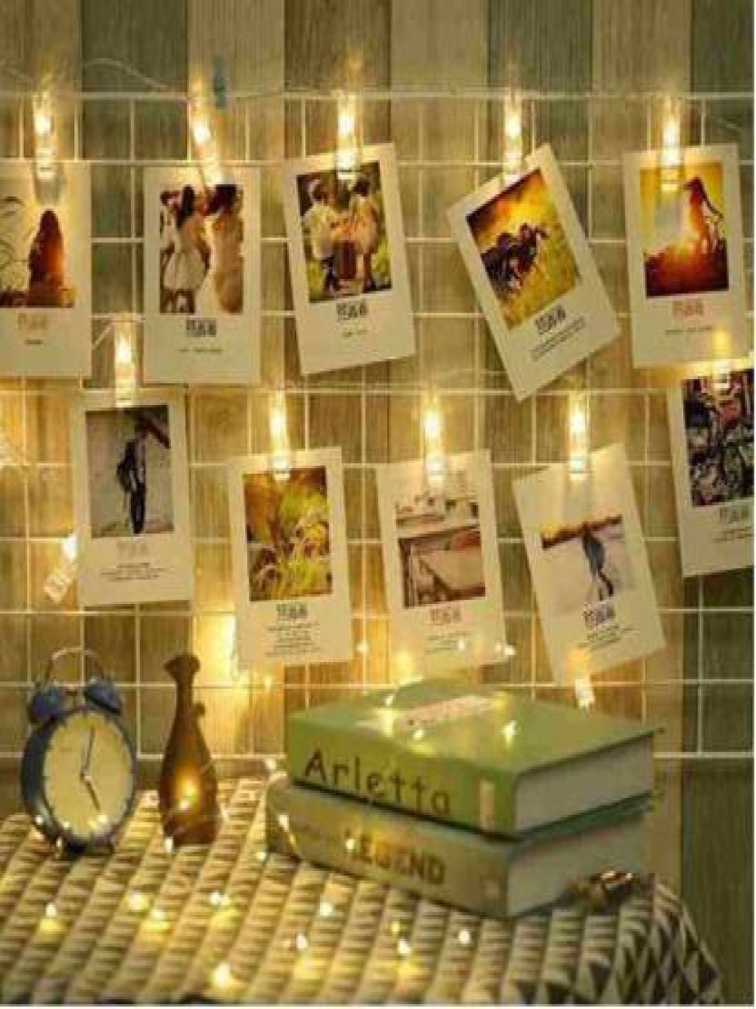 

SPARK WORLD Yellow Photo Clip String Lights