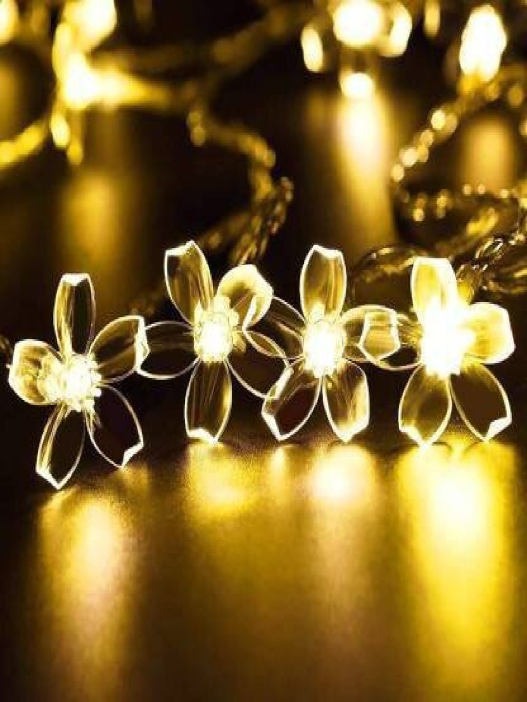 

ENORMITY Yellow Rice Flower String Lights