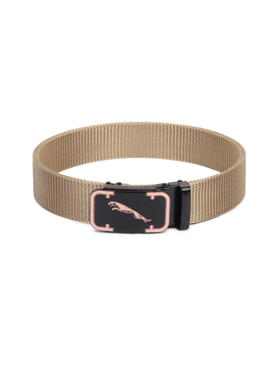 

Metronaut Men Textured Belt, Cream