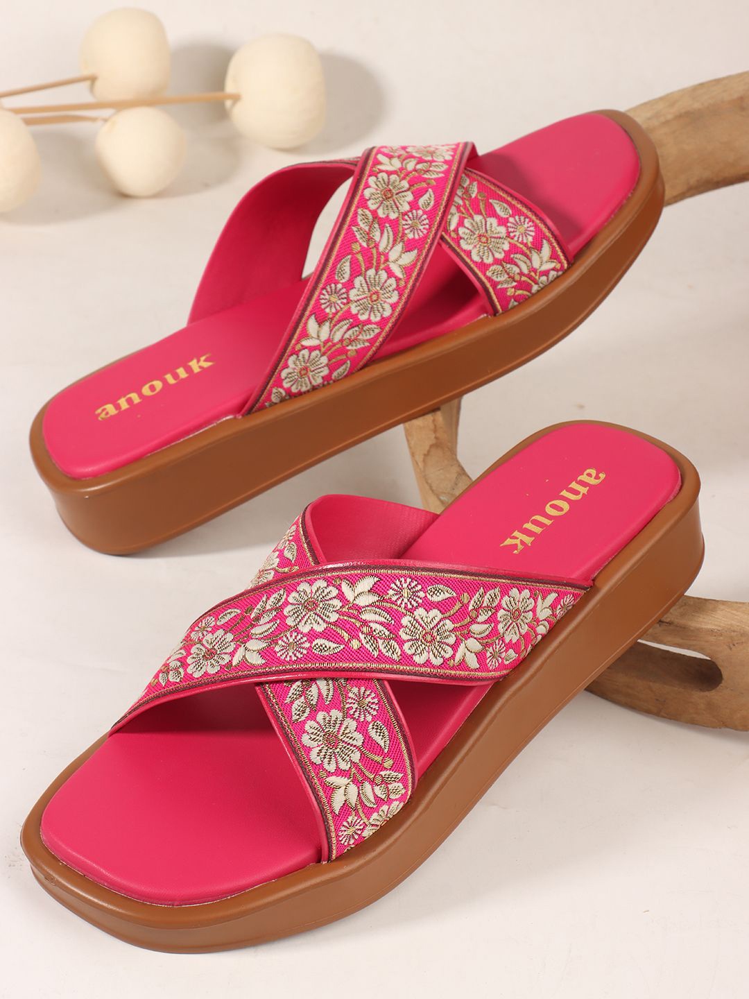 

Anouk Platform Sandals, Pink