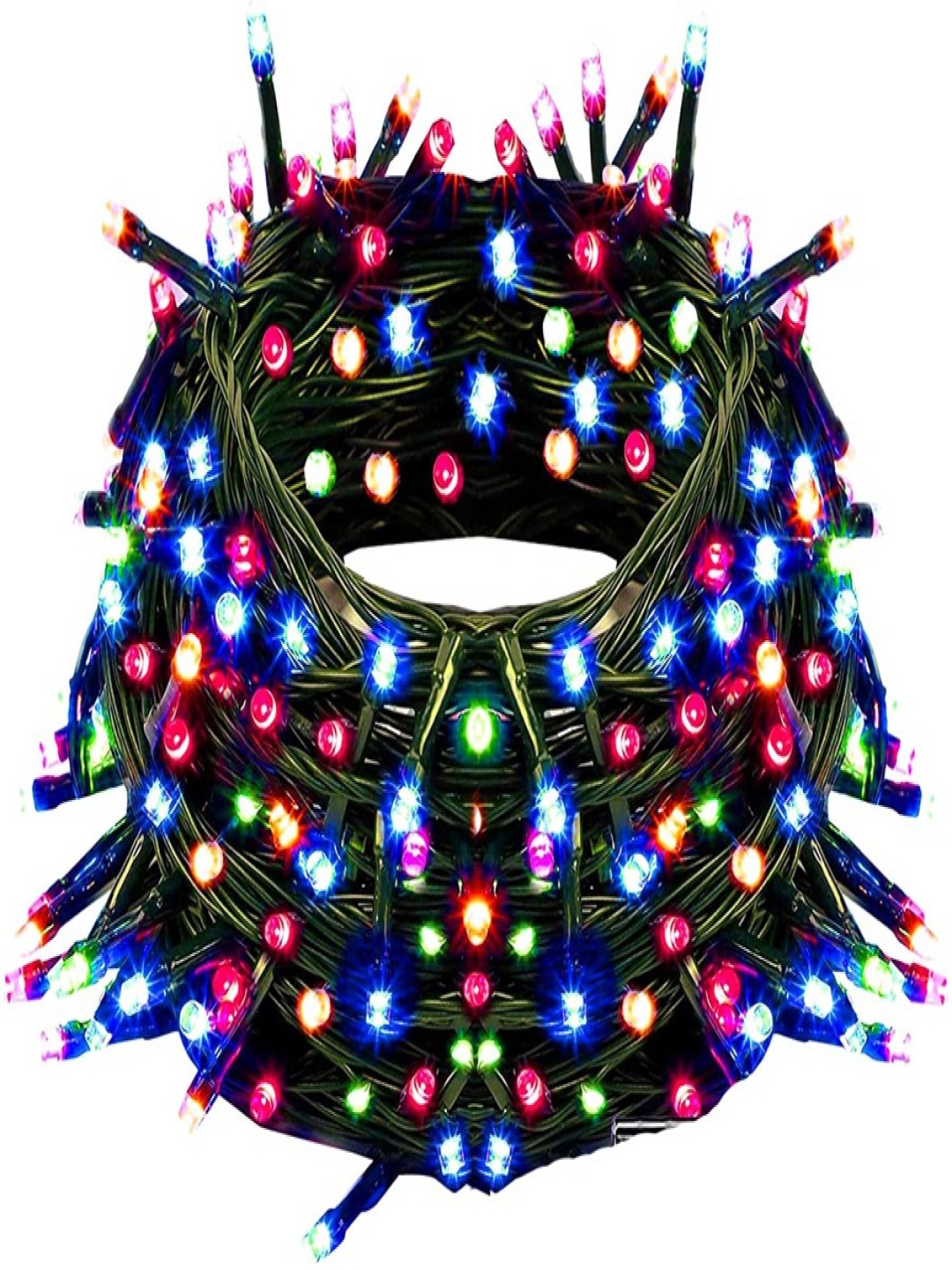

SPARK WORLD Blue & Red Rice Shape String Lights