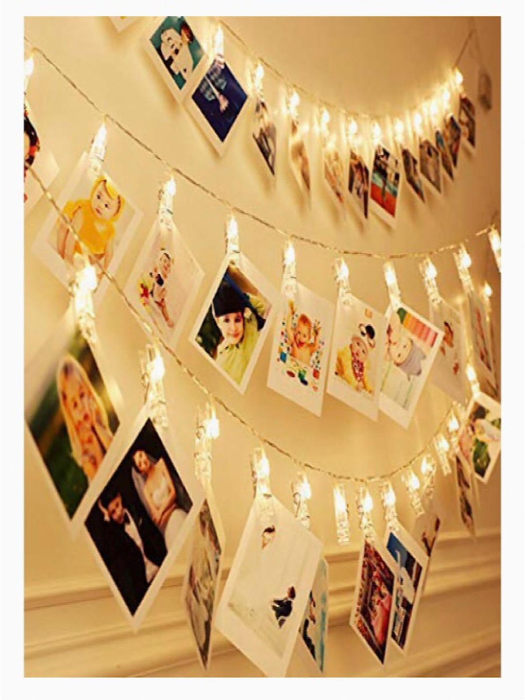 

SPARK WORLD Yellow Photo Clip LED String Lights