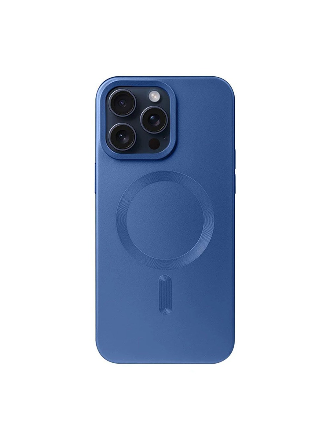 

Luxury Kase LK101 Matte Magnetic Wireless Charging Mag-Safe iPhone 14 Pro Back Case, Blue