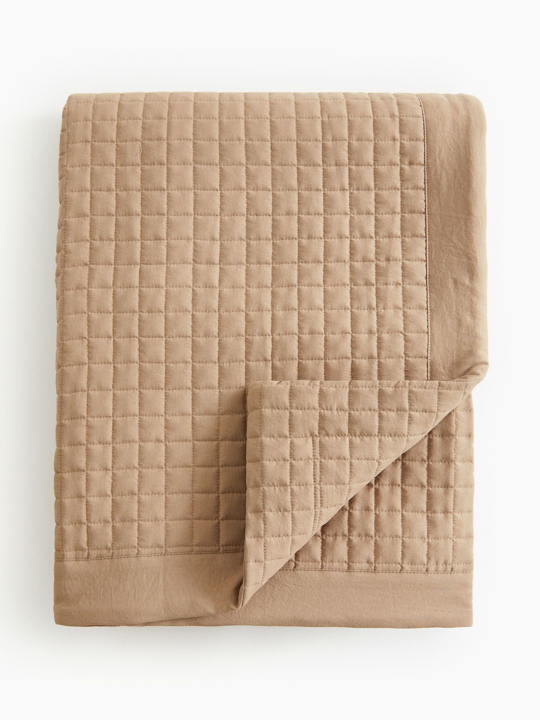 

H&M Beige-Coloured Quilted Bedspread