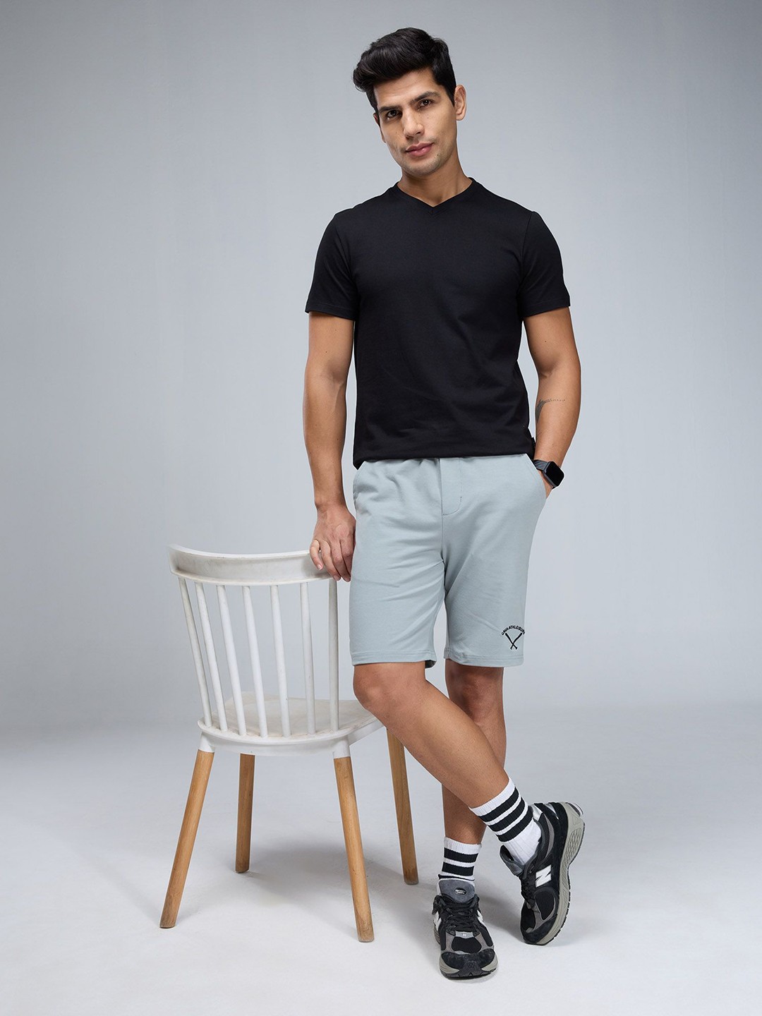 

CAVA Grey Bermuda shorts