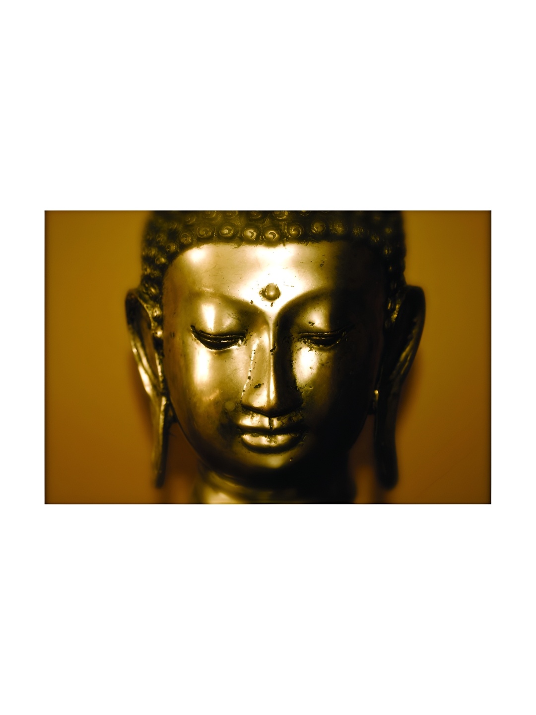 

Inephos Gold-Toned And Brown Religious Printed Canvas Wall Art